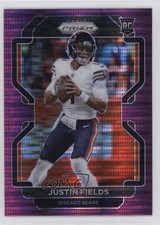 2021 Panini Prizm Rookie Purple Pulsar Prizm Justin Fields #334 3hd