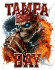Tampa Bay  Football  DTF  Shirt Iron on Transfer