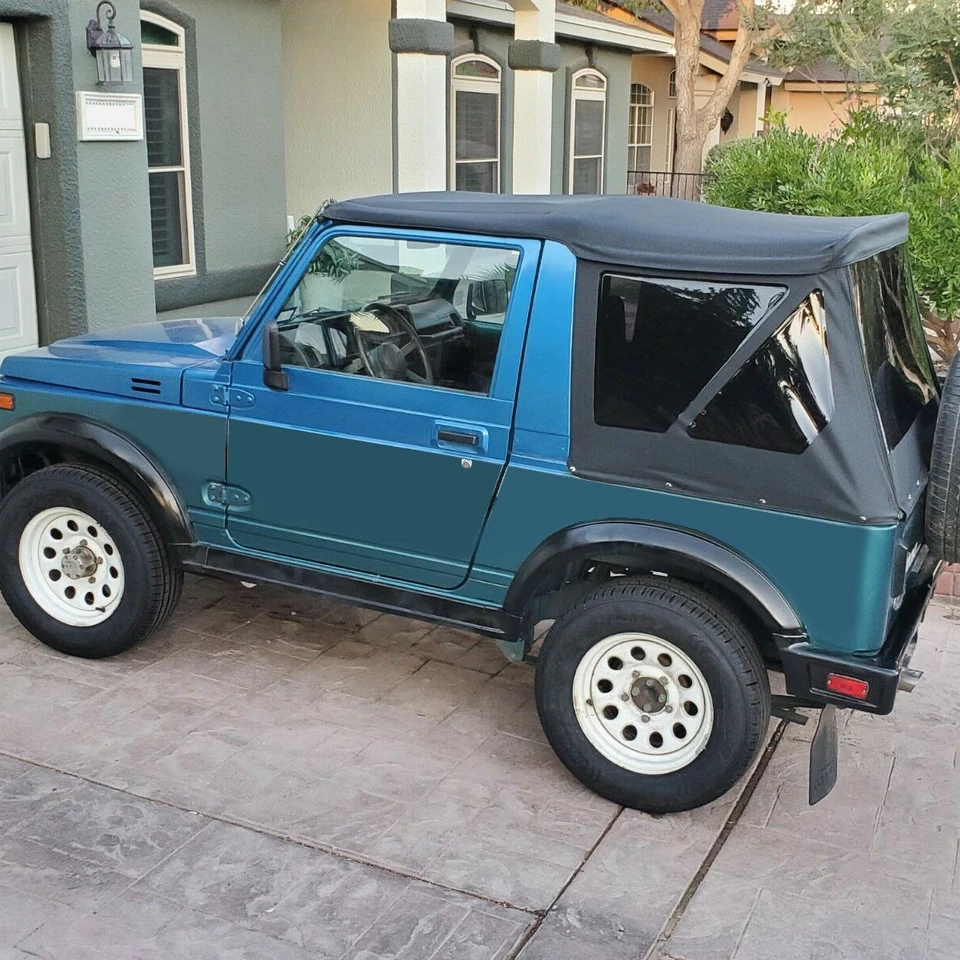 HECASA For 1986-94 Suzuki Samurai Replacement Soft Top w/ Zip Out Tinted Windows - Image 4 of 4