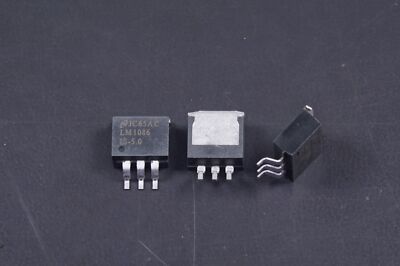 Lot of 3 LM1086IS-5.0 National Semi Voltage Regulator Fixed Pos 5V 1.5A TO-263
