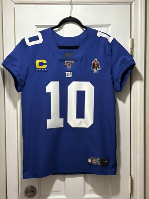 Authentic Eli Manning New York Giants Nike Elite Jersey Mens Size