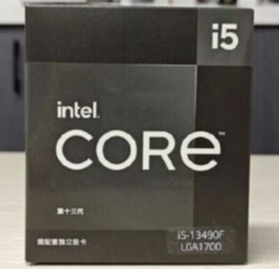 New box  Intel Core I5-13490F 2.5GHz（6P+4E）10-Cores 16-Threads LGA1700 b760 b660