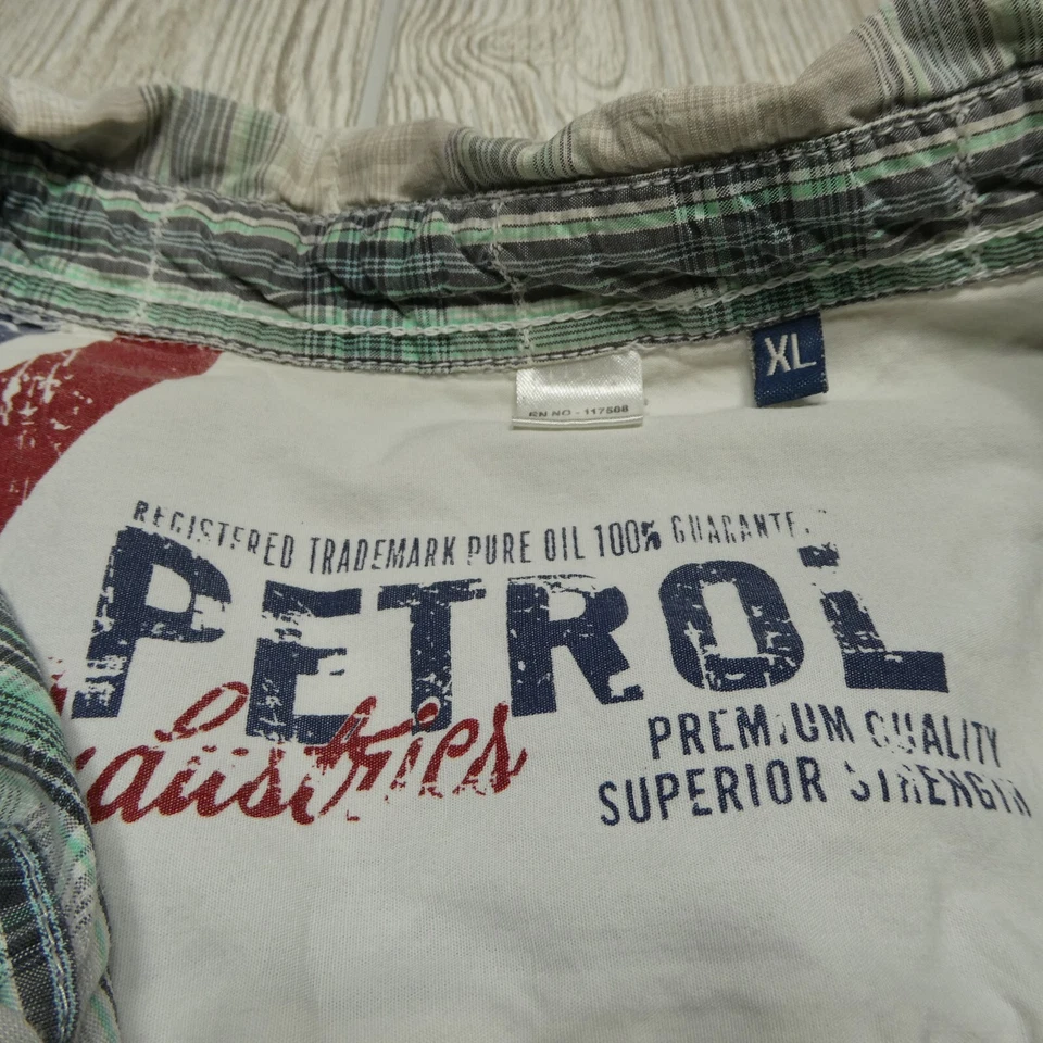 Camisa Petrol Industries Adulto XL Trans Am Series Turbo 455 Ingenieros Abotonada Foto 2 de 4