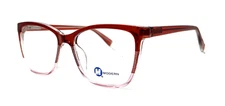 NEW MODERN OPTICAL EASYGOING CHERRY RED CRYSTAL AUTHENTIC EYEGLASSES  52-16-140