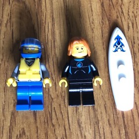 LEGO CITY 60011 Surfer Rescue 99% Complete, No Instructions, No Box