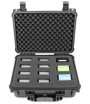 CASEMATIX 16'' Waterproof Trading Card Case w/ Hard Shell Holds 1500+ Cards