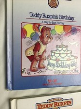Lot  4 TEDDY RUXPIN - Birthday, Tweeg, Songbook, Grundo, Wooly - BOOKS ONLY