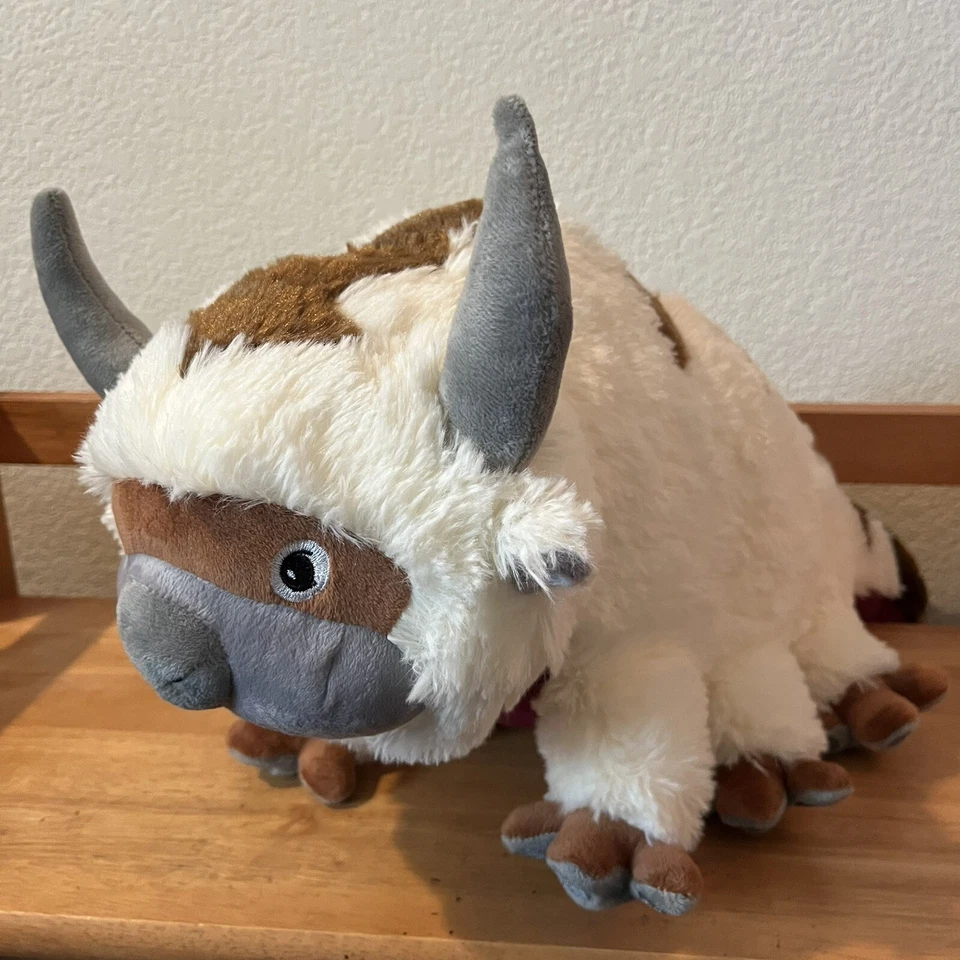 Muñeca de peluche de bisonte volador Avatar the Last Airbender APPA 18" Foto 2 de 4