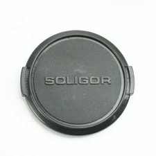 Soligor 55mm - Black Plastic Snap-On Front Lens Cap - Japan