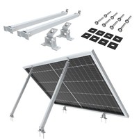 Nuasol AufstäNderung Solarmodul Halterung Balkonkraftwerk Flachdach Fassade Pv