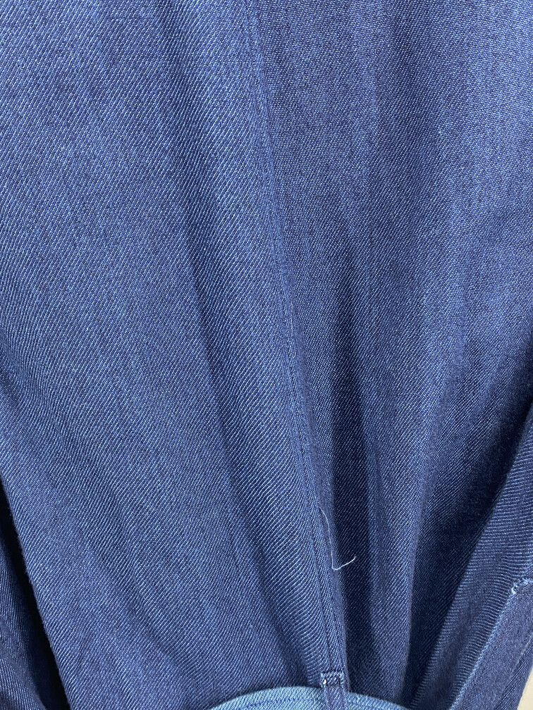 N. Hoolywood x Mister Hollywood Indigo Dyed Trench size 40