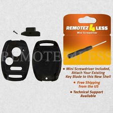 For 2005 2006 2007 2008 Honda Pilot Keyless Remote Key Fob Uncut Shell Case