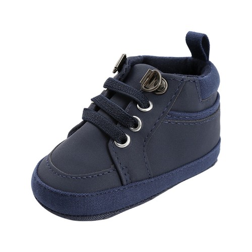 Baby Girl Boys Shoes Solid Cross-tied Fashion Toddler Walkers Kids Shoes Boot - Picture 20 of 24