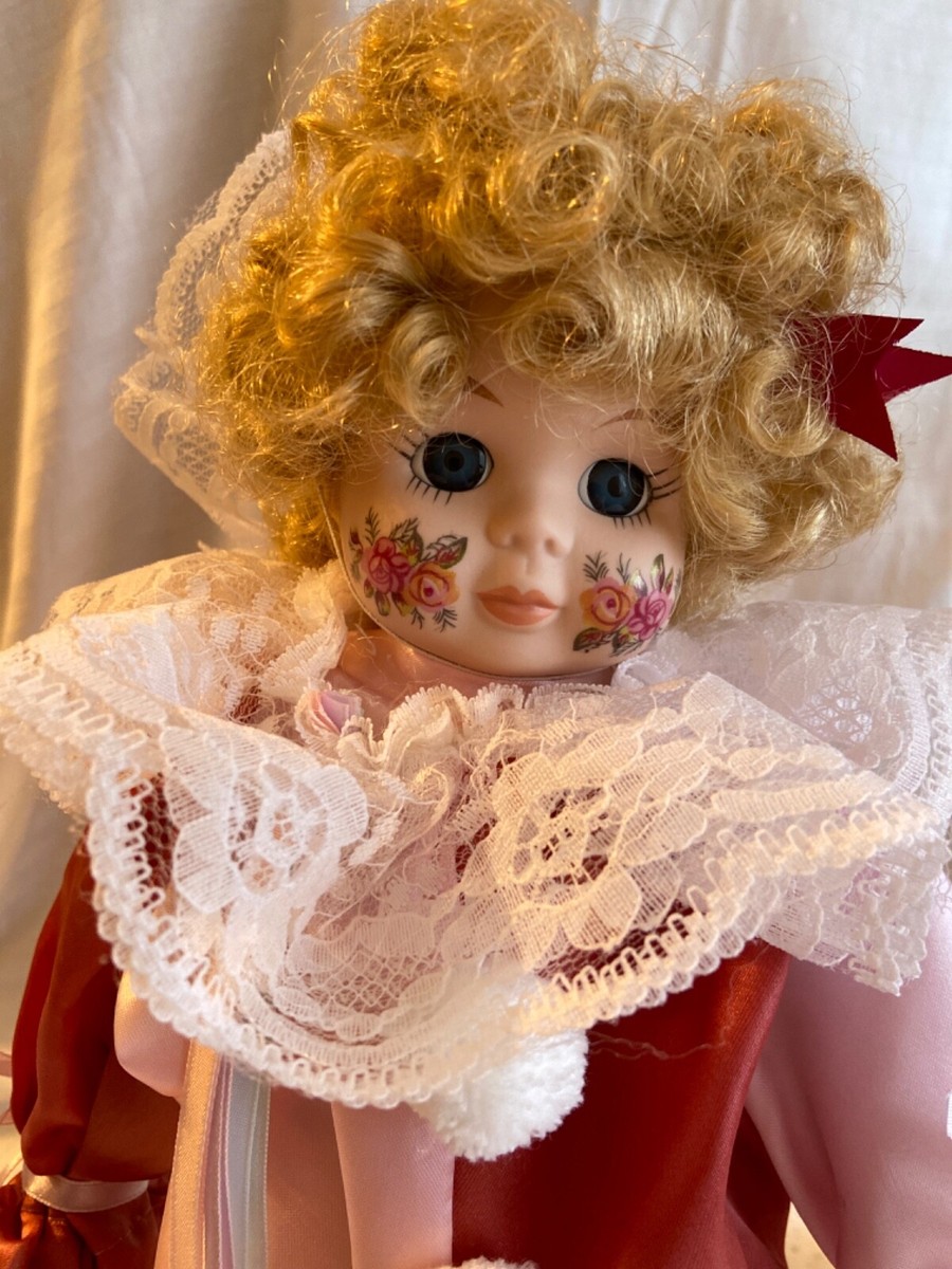 Linpeng Crafts Doll Hair - Curly Gold Blonde Synthetic Hair For Dolls, Clowns, Plush Toys, Arts & Crafts (2oz)
