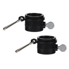 2PCS Flag Pole Rotating Rings Rotating Flag Mounting Rings Flag Mounting Clips