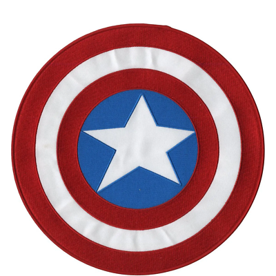 T-shirt Marvel Captain America - Logo Bouclier - Bleu - Taille L Homme