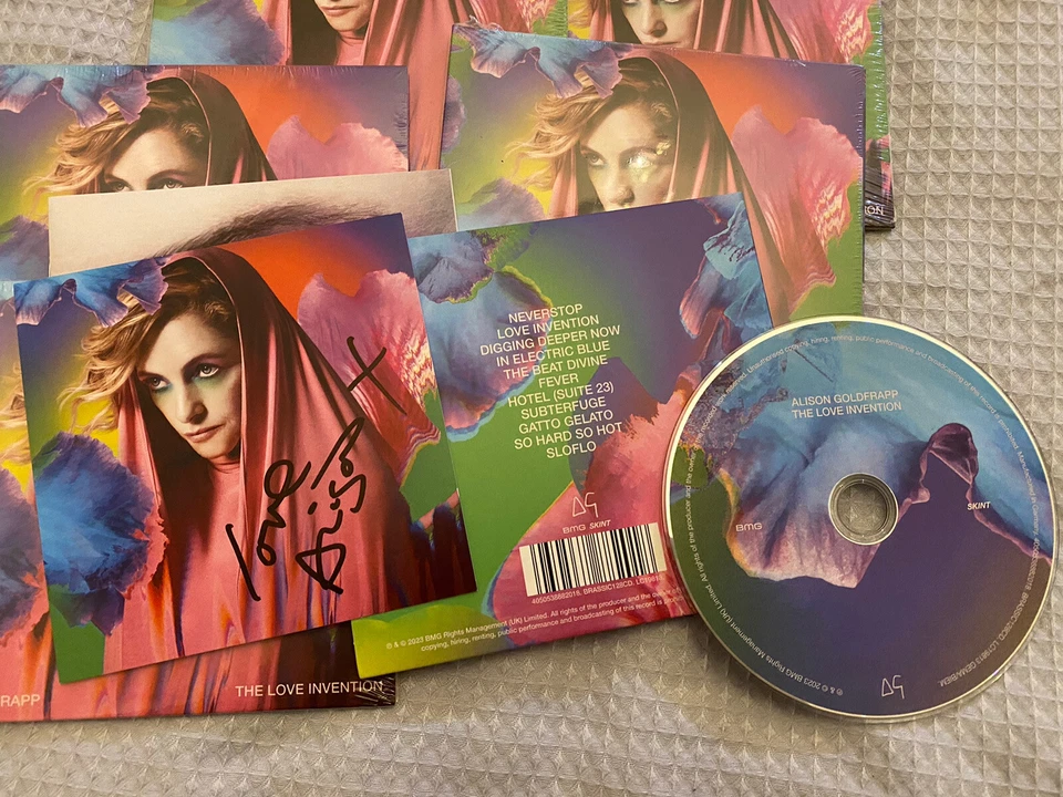 Alison Goldfrapp Signed - The Love Invention CD + Signed Album Art Card IN STOCK - Image 4 of 4