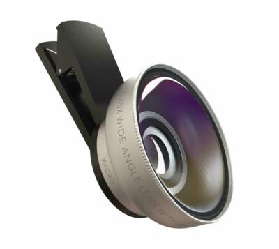 ZenLens MOBILE PHONE LENS 0.45X WIDE ANGLE+MACRO LENS For Smartphones (Silver)