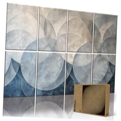 8-Pack Art Acoustic Panels 48x32 Inches Soundproof Wall Panels- Sound 