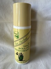All Natural Roll-On Deodorant, Aloe Herbal Non-Irritating, 3 Fluid Ounce NEW