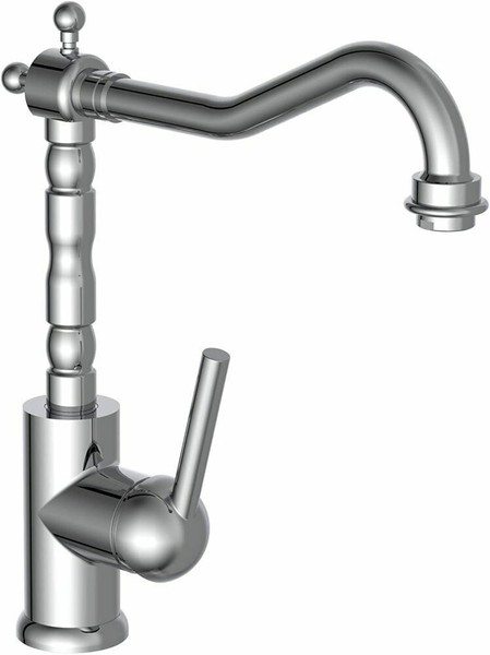 SpüLtischarmatur Hochdruck Wasserhahn KüChe Schwenkauslauf Chrom Nostalgie-image