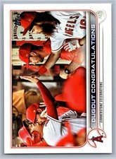 2022 Topps #416 - Shohei Ohtani - Dugout Congratulations