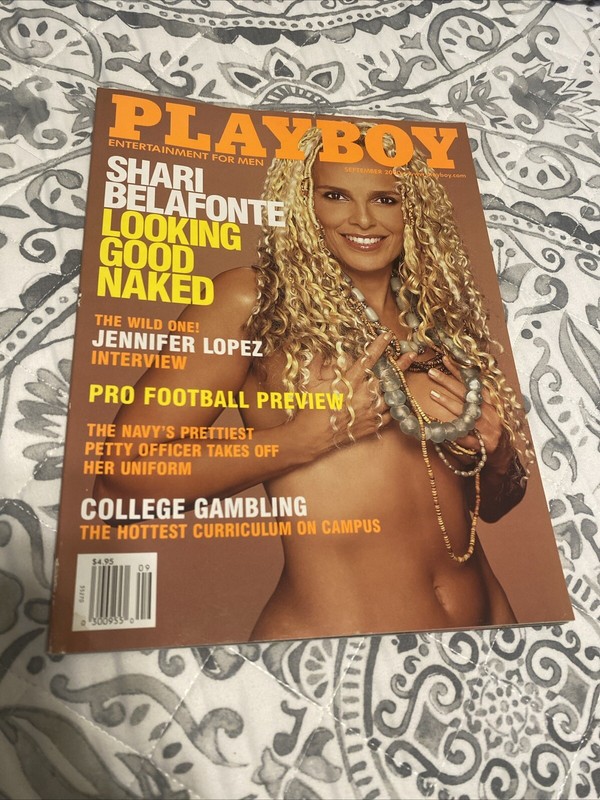 Vintage Playboy Magazine 2000- September Shari Belafonte