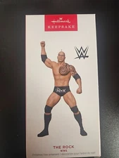 New THE ROCK WWE Dwayne Johnson 2023 Hallmark Keepsake Ornament