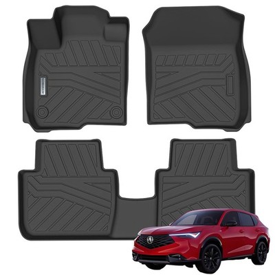 Floor Mats Cargo Liner Set For 1996-2002 Toyota 4Runner 3rd Gen TPE Black