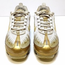 Nike Air VaporMax 360 Blanco Metálico Dorado Talla 8.5 Mujer CK2719
