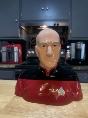 Star Trek Captain Picard Cookie Jar