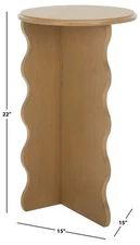 Safavieh LILITH WAVY ACCENT TABLE, Reduced Price 2172768679 ACC5727C