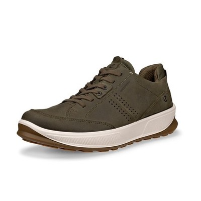 ECCO Men's Byway 2.0 Tarmac Green Leather Lace Up Sneaker EU 41 Size 7 - 7.5 US