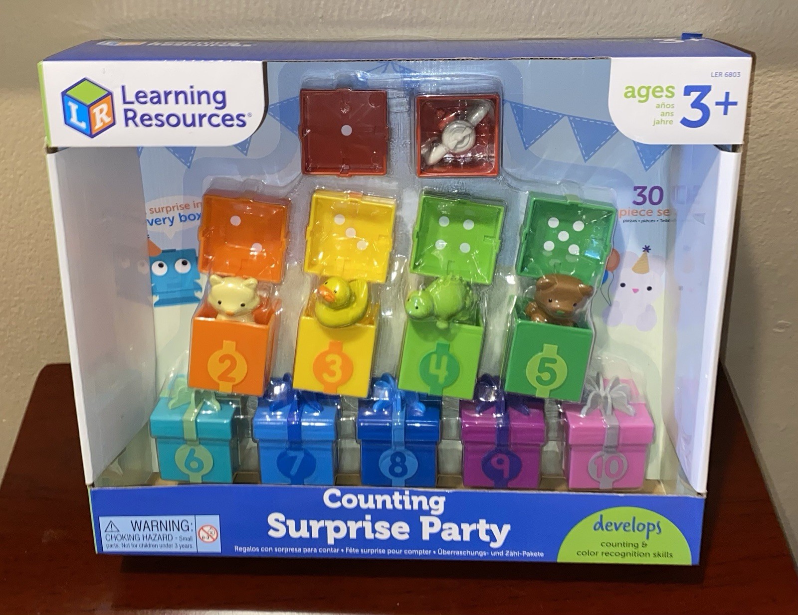 Learning Resources Counting Surprise Party 30 Piece Set