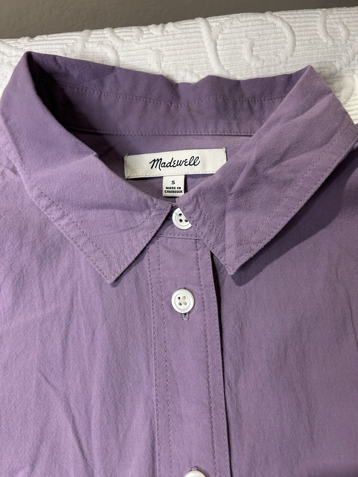 Madewell Button Down Oversized Small Top. Lavende… - image 6