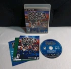 Rock Band 3 (Sony PlayStation 3, 2010) CIB w/Manual & Inserts - Tested ✔️