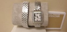 MICHAEL KORS LADIES EMERY WATCH GENUINE SILVER BOXED PERFECT VALENTINES GIFT 