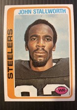 Topps 1978 NFL Base Set Rookie #320 John Stallworth Steelers Football Card. rookie card picture