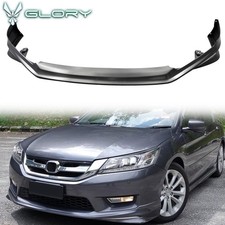 Fits 13-15 Honda Accord 4dr Sedan Md Style Front Bumper Lip Chin Spoiler Pp