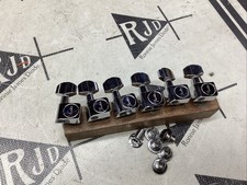Fender Logo Chrome Tuners Tuning Machines Keys Peg Heads Staggered