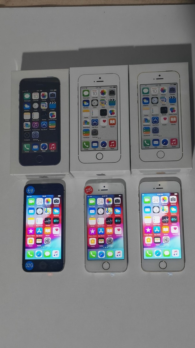 Apple iPhone 5s Unlocked 16 GB/32 GB/64 GB Gold Gray Silver Good