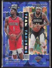 2020-21 Contenders Optic Team Tandems Cracked Ice Zion Williamson/Ingram  #13