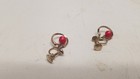 5 pair Faux Pearl Earrings Screwback (M) — photo 5