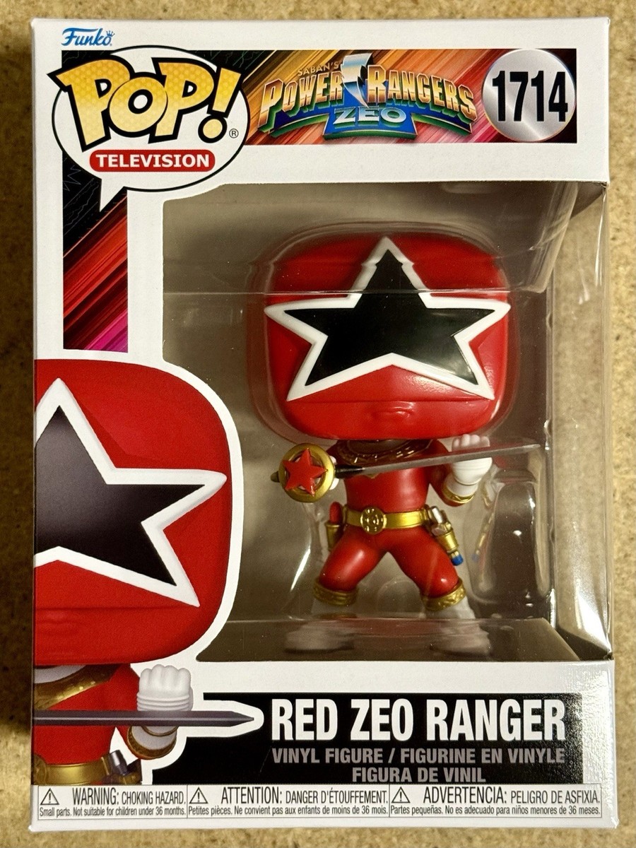 Funko Pop! Television Red Zeo Power Ranger V With Power Sword