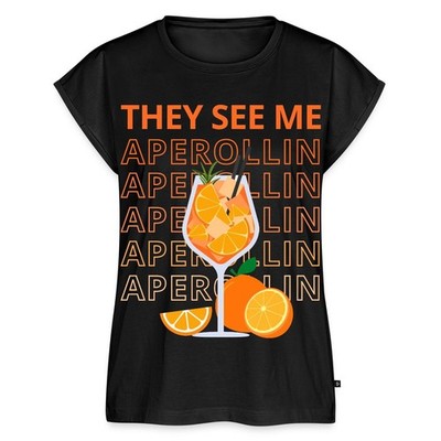 They See Me Aperollin Fasching Sommer Sonne Frauen Premium Bio Top