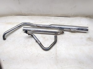 98-04 Kawasaki VN1500 Vulcan Nomad Rear Muffler Header Pipes Exhaust Muffler