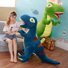 45-110cm Cartoon Dinosaur Plush Toys Tyrannosaurus Doll Cute Stuffed Animals Boy