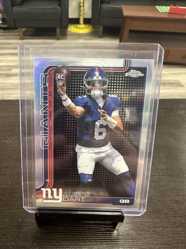 2025 Topps Chrome JAXSON DART RC #306 Lightboard Logo Variation Case Hit Giants