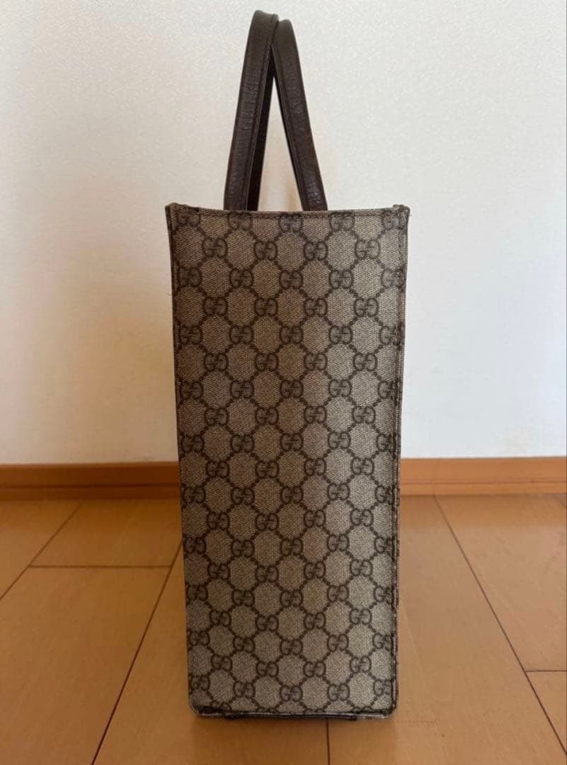GUCCI GG Pattern PVC Leather Tote Bag Water-Resistant Large Handbag for Women thumbnail 5