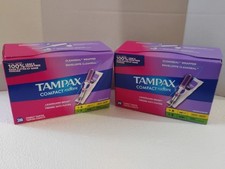 Tampax Pocket Radiant Compact Tampons 28X2 Count 16 Regular 12 Super Unscented